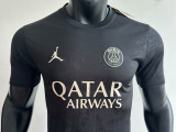 25/26 PSG Team Logo Black  Player Version Training Shirts