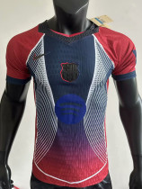 25 /26 BAR Light Red & Black  Special Edition Player Version Soccer Jersey