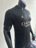 25/26 PSG Team Logo Black  Player Version Training Shirts