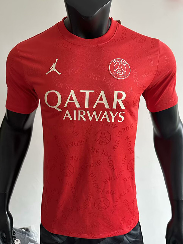 25/26 PSG Team Logo Red  Player Version Training Shirts