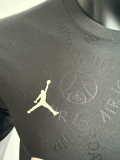 25/26 PSG Team Logo Black  Player Version Training Shirts