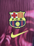 25/26  BAR Home Co branded Edition  Player Version   Soccer Jersey(背后广告#2）