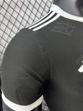 25/26 RMA  Team Logo Special Edition Black Player Version Soccer Jersey(圆领）