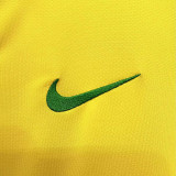 2006 Brazil Home  Signature Retro Soccer Jersey(签名版）