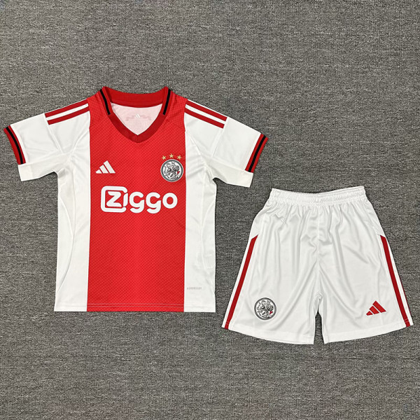 25/26 Ajax Home  Kids Soccer Jersey