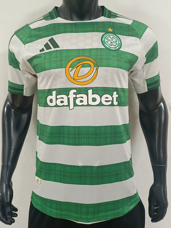 25/26 Celtic Home  Player Version Soccer Jersey