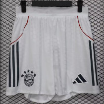 25/26 Bayern  White  Shorts Pants