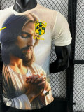 25/26 Brazil Christ statue Yellow Player Version Soccer Jersey