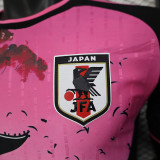 25/26 Japan Ancient Pagoda Pink Black Player Version  Soccer Jersey