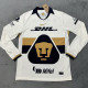 25/26 Pumas UNAM Home Long Sleeve Fans Soccer Jersey（长袖）