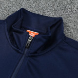 25/26  Man City Royal Blue  Jacket Tracksuit（Zipper pants cuffs）拉链裤脚