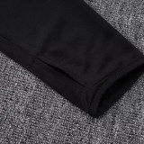 25/26 Man Utd Black  Half Pull Tracksuit #B2538 (半拉链)