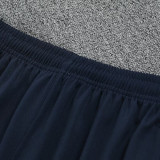 25/26  RMA White# Navy blue pants Half Pull Tracksuit (半拉链)