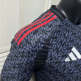 25/26  Man Utd  Special Edition Grey Black Player Version Soccer Jersey