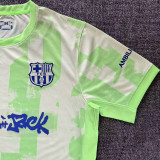 24/25 BAR Third Co branded advertisement  Fans Soccer Jersey(胸前蓝色字）