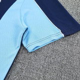 25/26 Man City Royal Blue Training Shorts Suit（天蓝衣边）