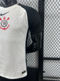 25/26 Corinthians Home  Player Version Soccer Jersey(Print all sponsors、全广告）