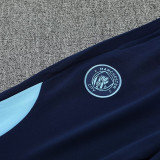 25/26  Man City Royal Blue  Jacket Tracksuit（Zipper pants cuffs）拉链裤脚