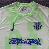 24/25 BAR Third Co branded advertisement  Fans Soccer Jersey(胸前蓝色字）