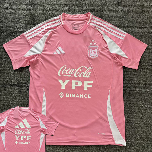 25/26  Argentina Special Edition  Pink Fans Soccer Jersey