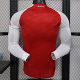 25/26 ARS Home Player Version  Long Sleeve Soccer Jersey（长袖）