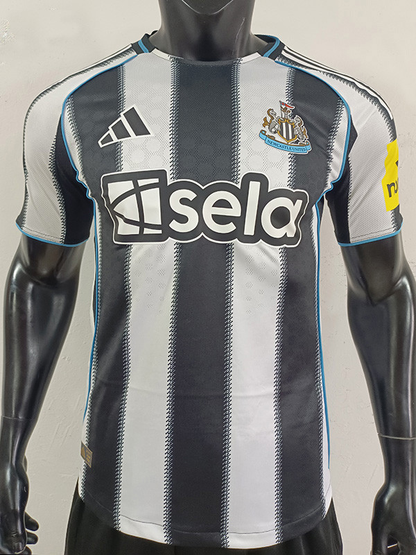 25/26 Newcastle Home  Player Version  Soccer Jersey
