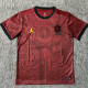 2025 Brazil Christ statue Red  Fans Soccer Jersey(灰纹）