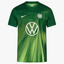 25/26 Wolfsburg Home Fans Soccer Jersey