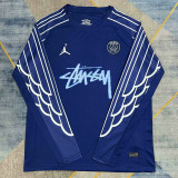 24/25 PSG  Third signature  Edition  Long Sleeve Fans Soccer Jersey签名