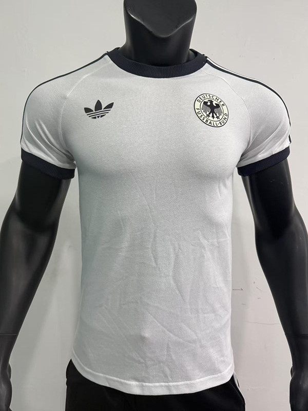 2025 Germany White 1:1 Pure Cotton T-shirt(纯棉)