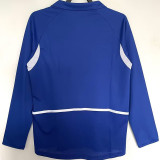 2002 Brazil Away Retro Long Sleeve Soccer Jersey