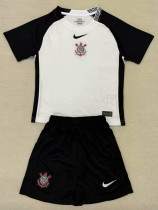25/26 Corinthians Home  Kids Soccer Jersey