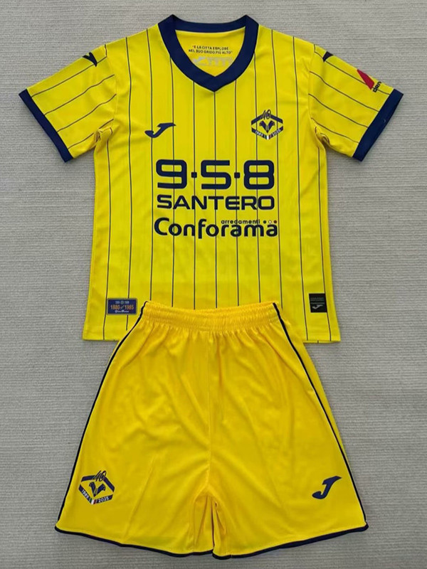 2025 Verona 120th Anniversary Edition Kids  Soccer Jersey
