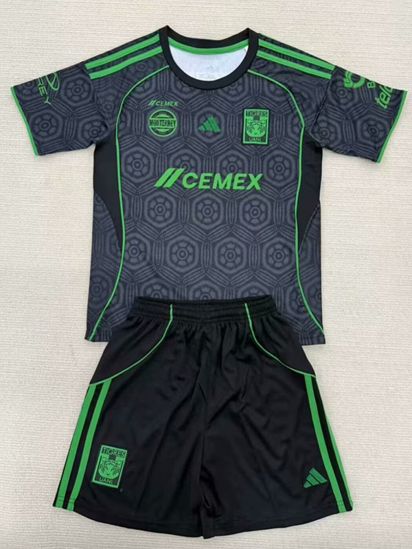 25/26 Tigres UANL Third Kids Soccer Jersey