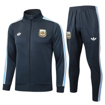 25/26 Argentina DStone Blue  Retro Edition  Jacket Tracksuit#A2535