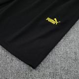 25/26  Dortmund Black Training Short Suit(黄边）