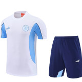 25/26 Man City White Training Short Suit