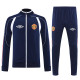 25/26  Man Utd Royal Blue  Jacket Tracksuit（宝蓝白色拉链）