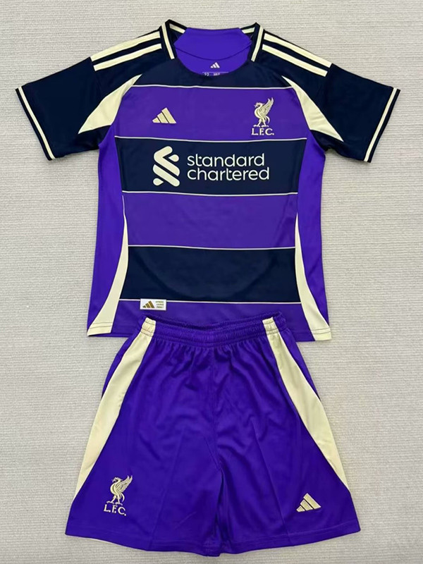 25/26  LIV Concept  Edition Purple Kids  Soccer Jersey