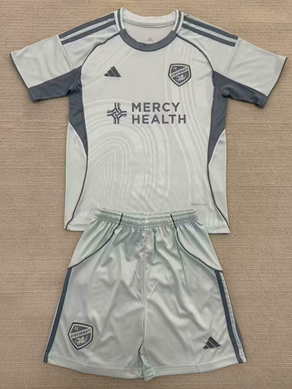 25/26 FC Cincinnati White  Kids Training Shirts