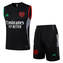 25/26  ARS Black Tank top and shorts suit#D2552
