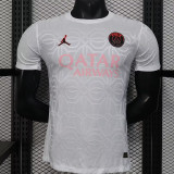 25/26 PSG Ancient Money Pattern Special Edition White  Player Version  Soccer Jersey