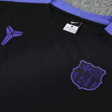 25/26 BAR Black & Purple Training Short Suit (肩膀紫色）
