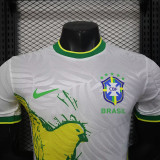 25/26  Brazil White Peace Dove Special Edition  Player Version Soccer Jersey