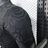 25/26 PSG Ancient Money Pattern Special Edition Black  Player Version  Soccer Jersey