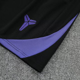 25/26 BAR Black & Purple Training Short Suit (肩膀紫色）