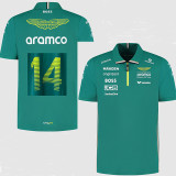 2025 Martin Aston  Poll Green #14 Racing Suit（翻领14号）