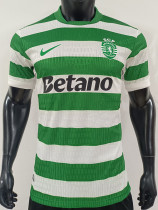25/26 Sporting Lisbon Home Player Version Soccer Jersey