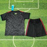 25/26 Mexico Special Edition Black Kids Soccer Jersey