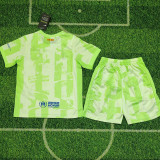 24/25 BAR  Third Co branded Edition  Kids Soccer Jersey(蓝色胸字）